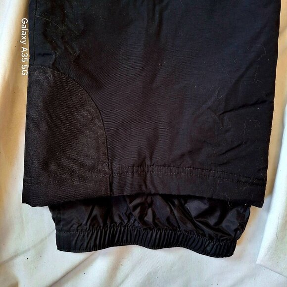 Obermeyer Ladies Black Insulated Snow Pants Size 14 Polyester Ski Wear Winter Ge - Picture 7 of 16